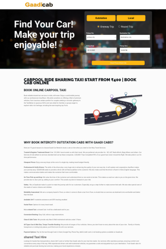 Gaadi Cab - Portfolio Item